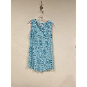 Jude Connally Dress Womens Small Geometric Sleeveless Shift Made in USA Summer